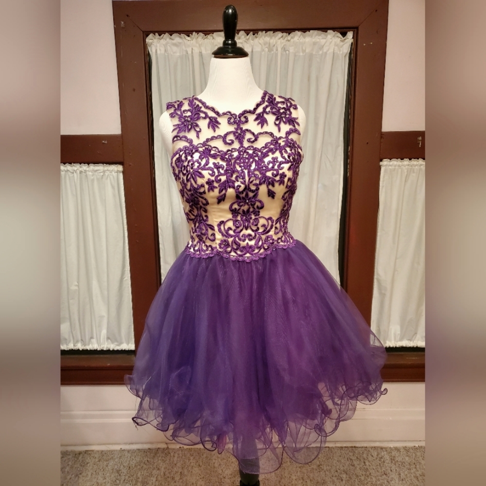 Purple/Cream Shortie